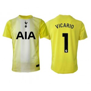 Fotbalové Dres Tottenham Hotspur Guglielmo Vicario #1 Brankářské Třetí Oblečení 2025-26 Krátký Rukáv